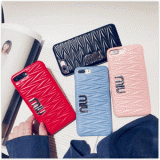 miumiu ミュウミュウ iphone xケース オシャレiphone8/8 plusケース 立体革製アイフォン7/7 plusカバー ファッションブランド iphone6s/6s plusケース女性向け